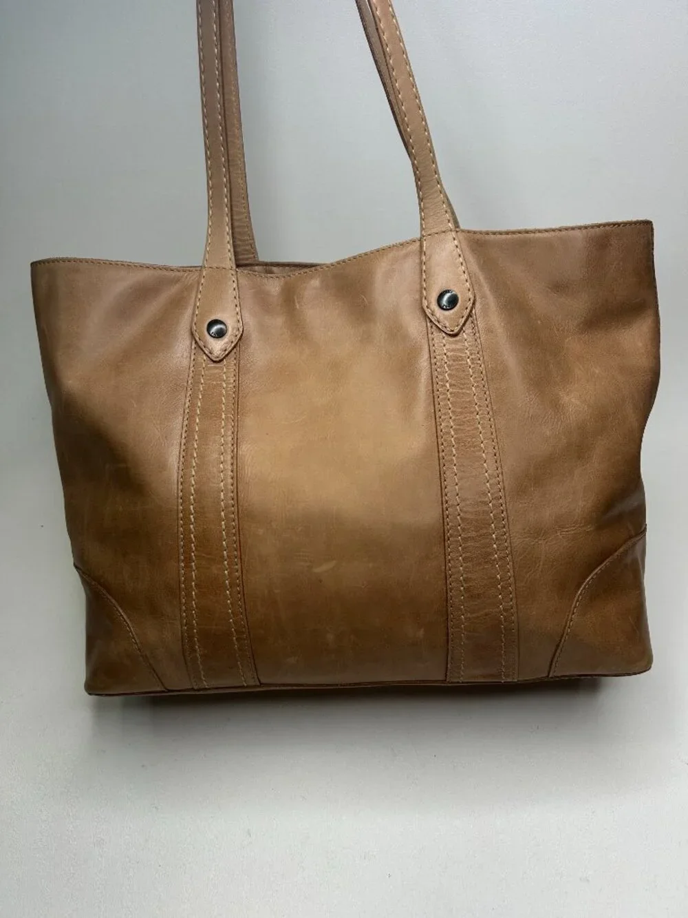FRYE Brand Melissa Large Shopper Tote Bag Beige DB181 $358